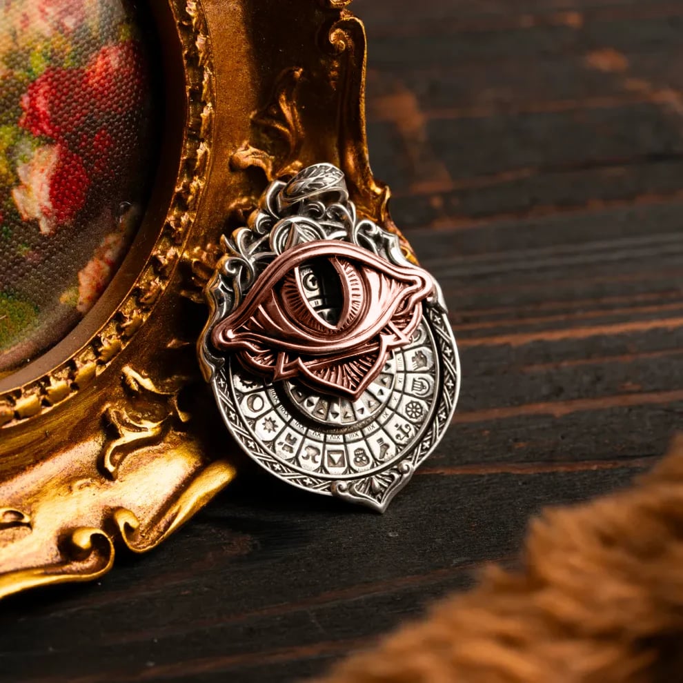 👁️‍🗨️Handmade Tarot Vision Pendant: Connect to Cosmic Wisdom Anytime（Cheat Sheet Included) Mivoza Deutschland