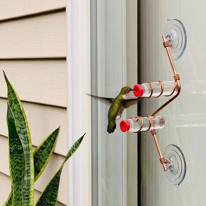 🔥Geometric Window Hummingbird Feeder🐦 Zorenza