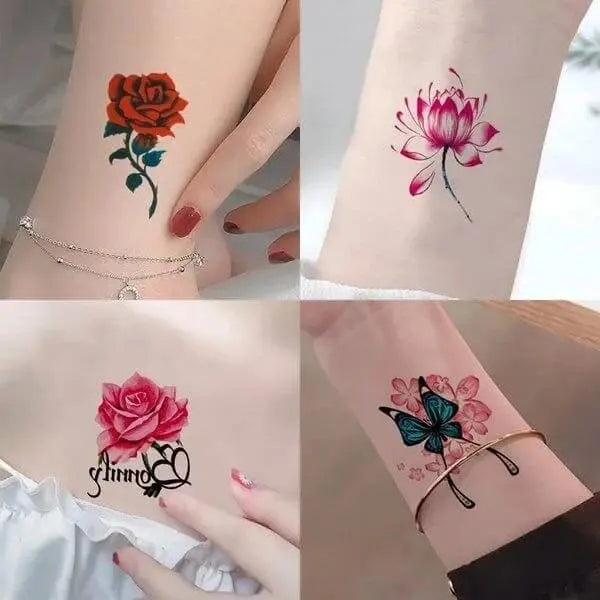 ❤️ Trendy 3D Tattoo Stickers 50 PCS Zorenza