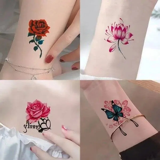 ❤️ Trendy 3D Tattoo Stickers 50 PCS Zorenza
