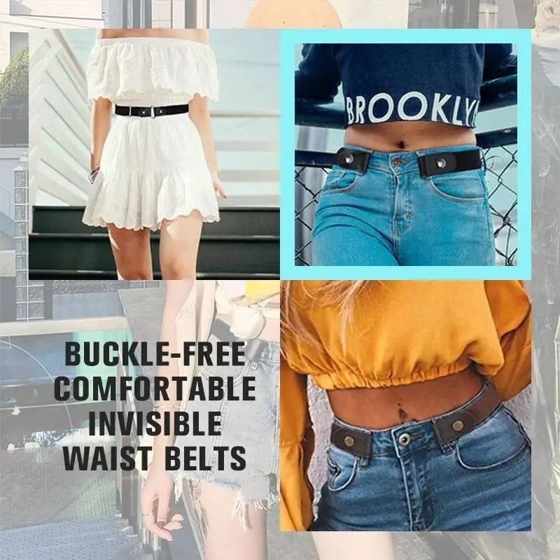 Buckle-free Invisible Elastic Waist Belts Zorenza