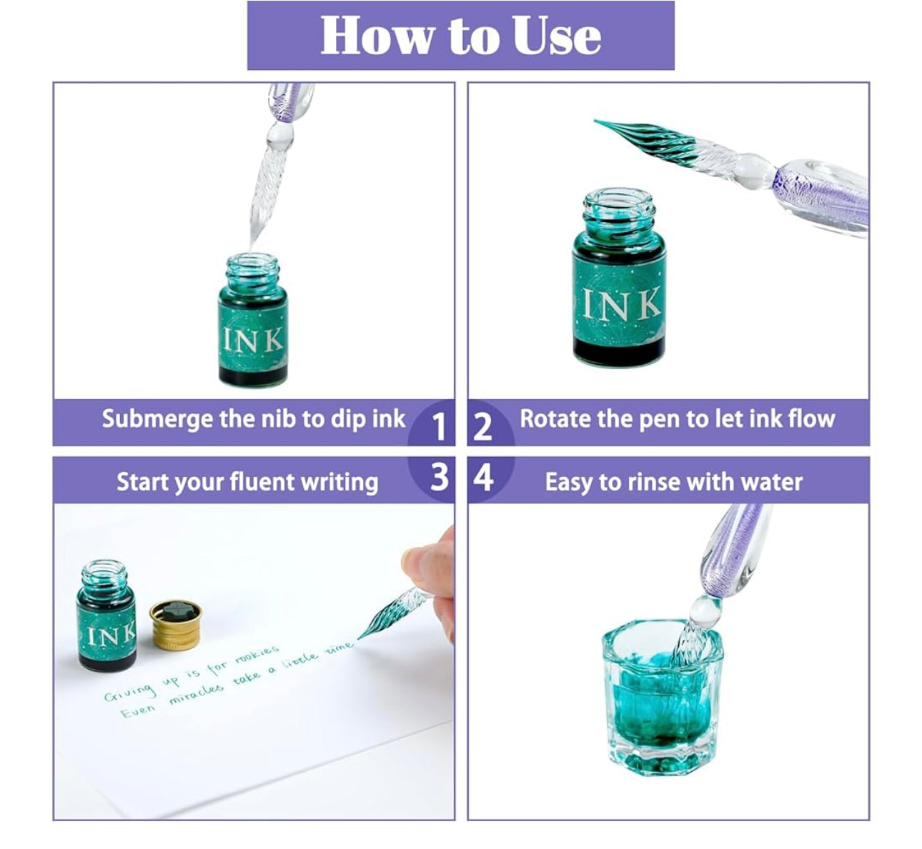 Shimmering Crystal Pen — Creativity with Sparkling Ease Homezys