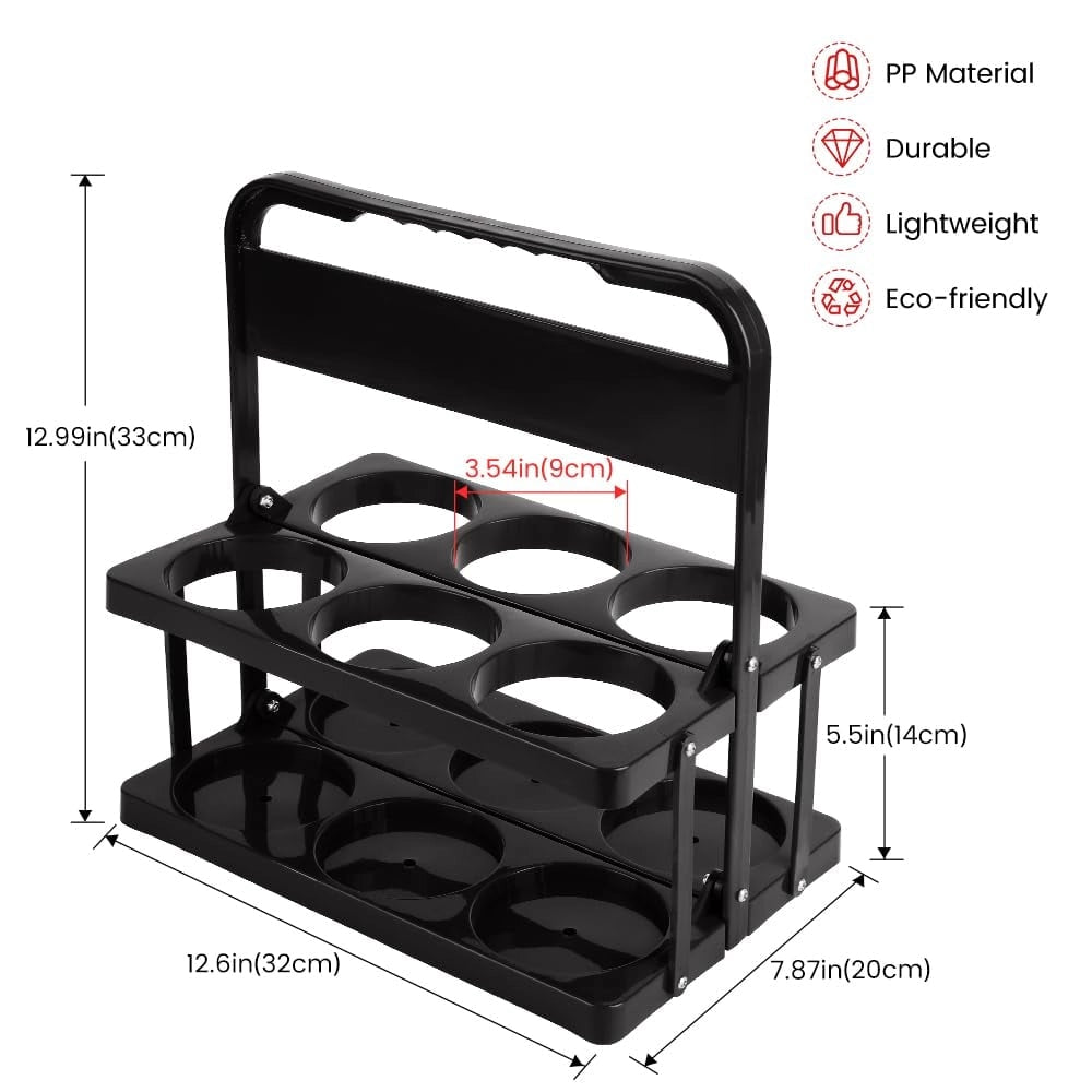 Foldable Drink Holder – Portable Holder for Six Drinks with Reinforced Support Homezys