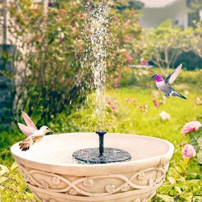 Solar-powered floating garden fountain Homezys