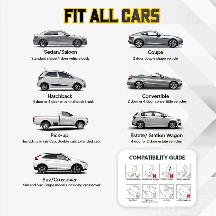 Ultra Breathable Non-Slip Ice Silk Car Seat Covers Homezys