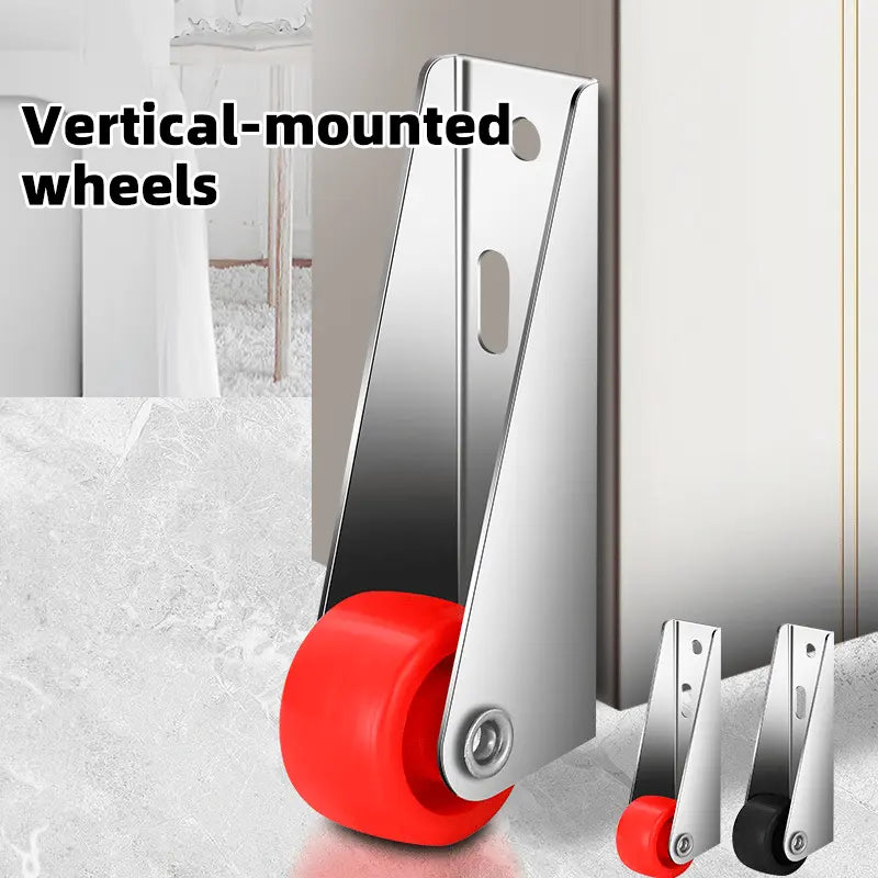 🚪 Door Long Bracket Swivel Castors Wheels ⚙️ Zorenza