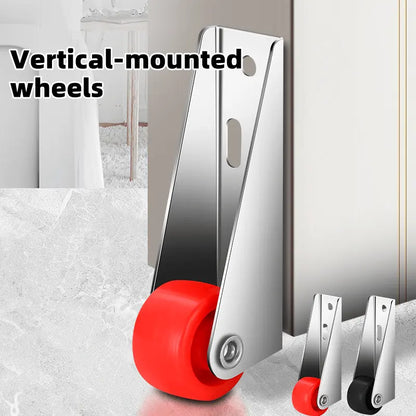 🚪 Door Long Bracket Swivel Castors Wheels ⚙️ Zorenza