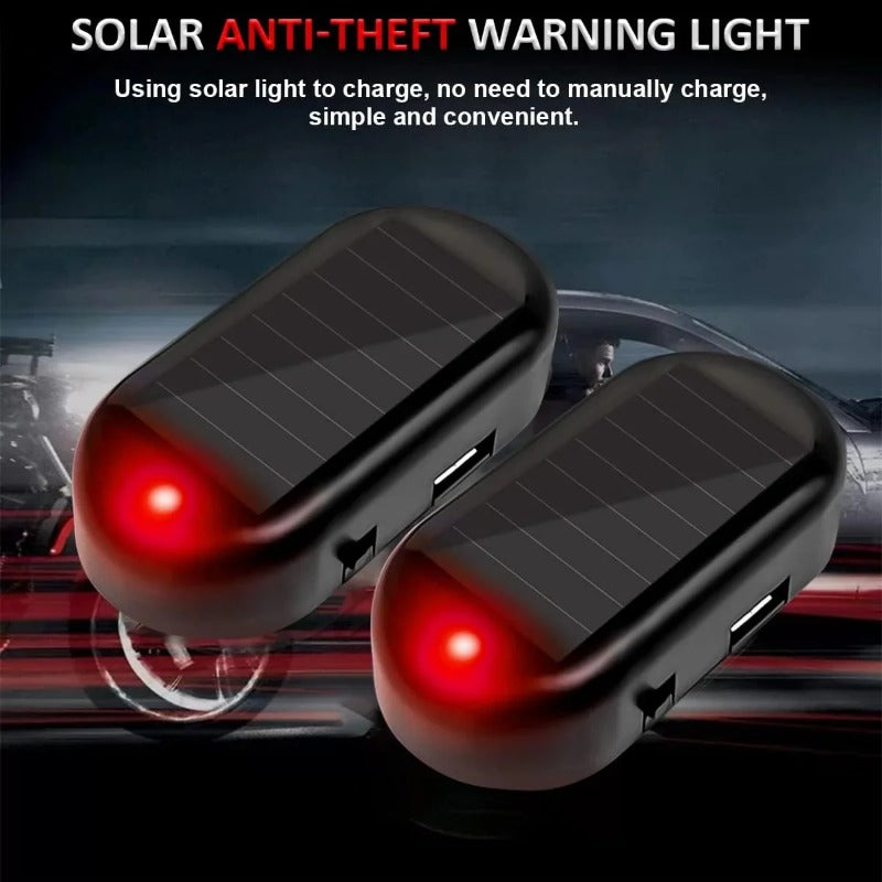 Solar-Powered Dummy Car Alarm Light Mivoza Deutschland