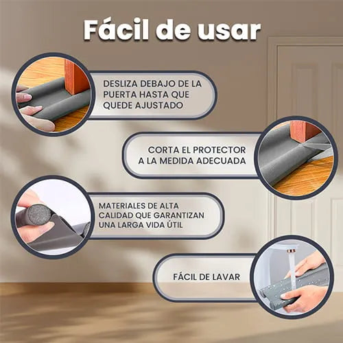 Adjustable Door Stopper – Seals Gaps to Block Dust and Pests Homezys