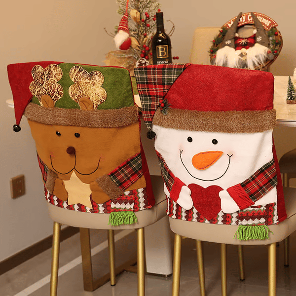 Chair Covers — Cozy Warmth and Festive Atmosphere (4 Pieces) Homezys