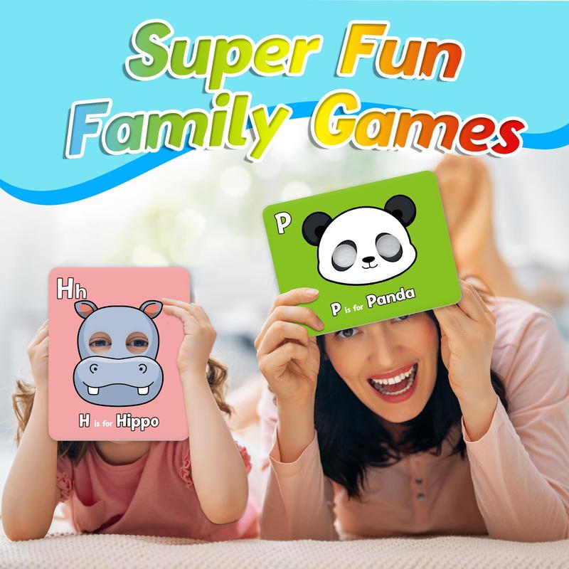 Animal masks for learning the alphabet — discover letters playfully Homezys