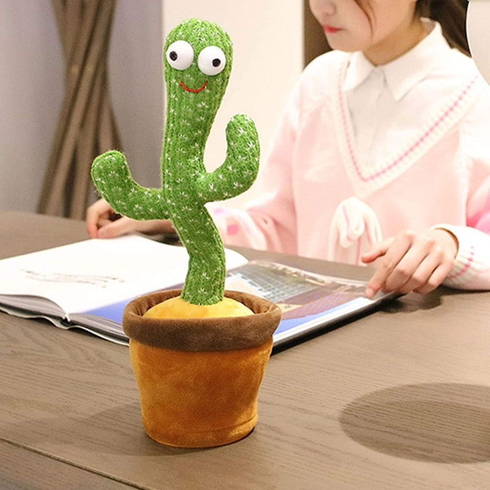 Interactive Dancing Cactus Toy – Musical Fun with Sound Imitation Homezys