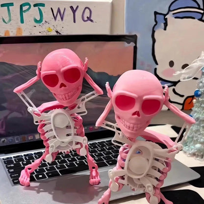 Dancing Skeleton Figure – Glowing Dance Decoration with Playful Glow Homezys