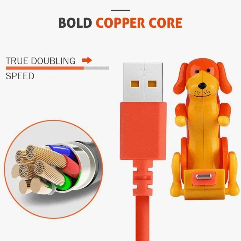 Charging Cable for Dog Tail — Fast Charging with Funny Tail Indicator Homezys