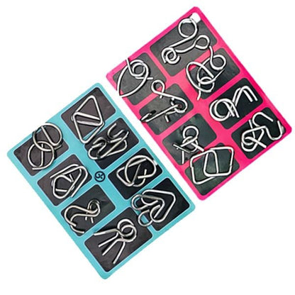 Metal Wire Puzzle Game Set – Durable Educational Wire Puzzles Homezys