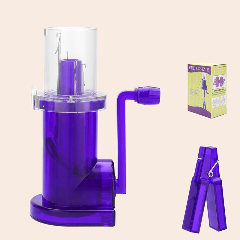 Quick Knitting Machine for I-Cord — Fast I-Cord Maker with Perfect Tension Homezys