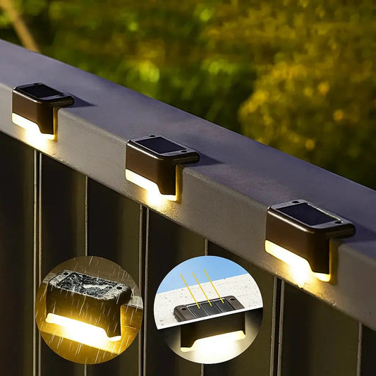 Set of 4 Solar Patio Lights – Weatherproof Outdoor Light Homezys