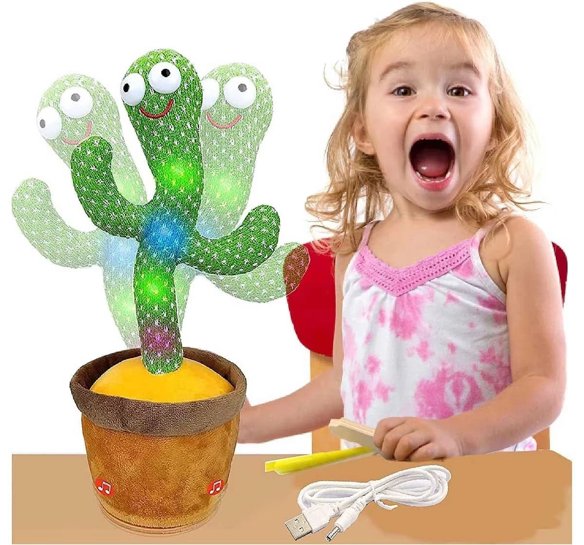 Interactive Dancing Cactus Toy – Musical Fun with Sound Imitation Homezys