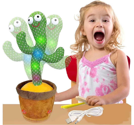 Interactive Dancing Cactus Toy – Musical Fun with Sound Imitation Homezys