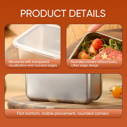 ✨LAST DAY 49% OFF - Stainless Steel Food Storage Container Zorenza
