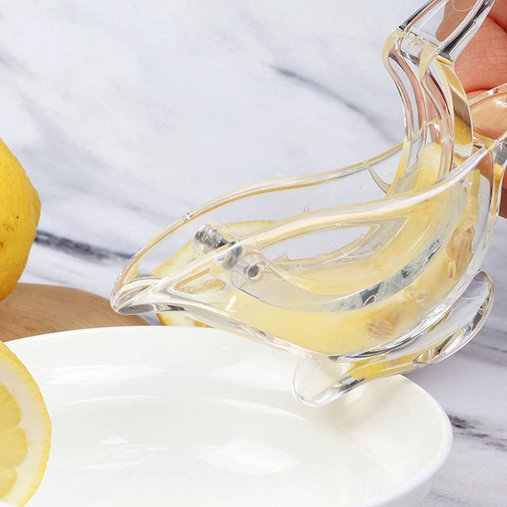 Bird-shaped lemon squeezer – Compact citrus press with easy grip Homezys