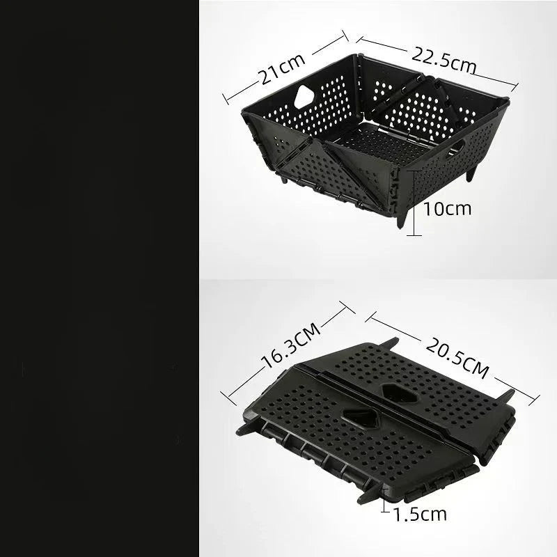Foldable Draining and Storage Basket – Space-Saving, Heat-Resistant Organizer Homezys