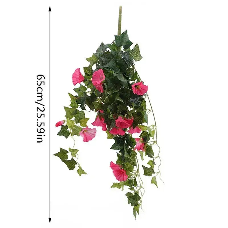 Buy 1 Get 1 Free | Artificial Morning Glory Hanging Flowers Mivoza Deutschland