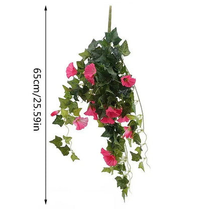 Buy 1 Get 1 Free | Artificial Morning Glory Hanging Flowers Mivoza Deutschland
