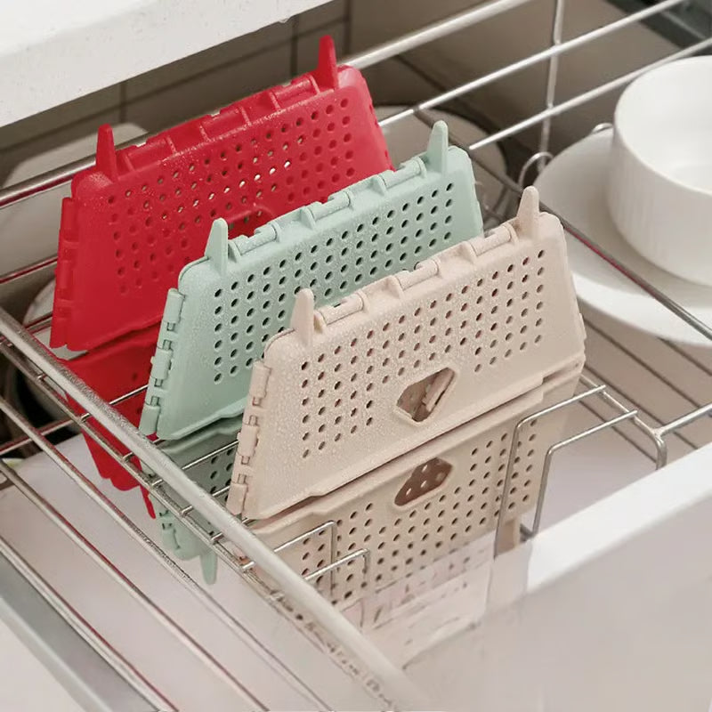 Foldable Draining and Storage Basket – Space-Saving, Heat-Resistant Organizer Homezys
