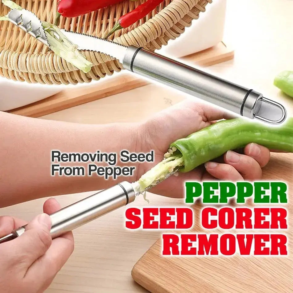 Pepper Seed Corer Remover Zorenza