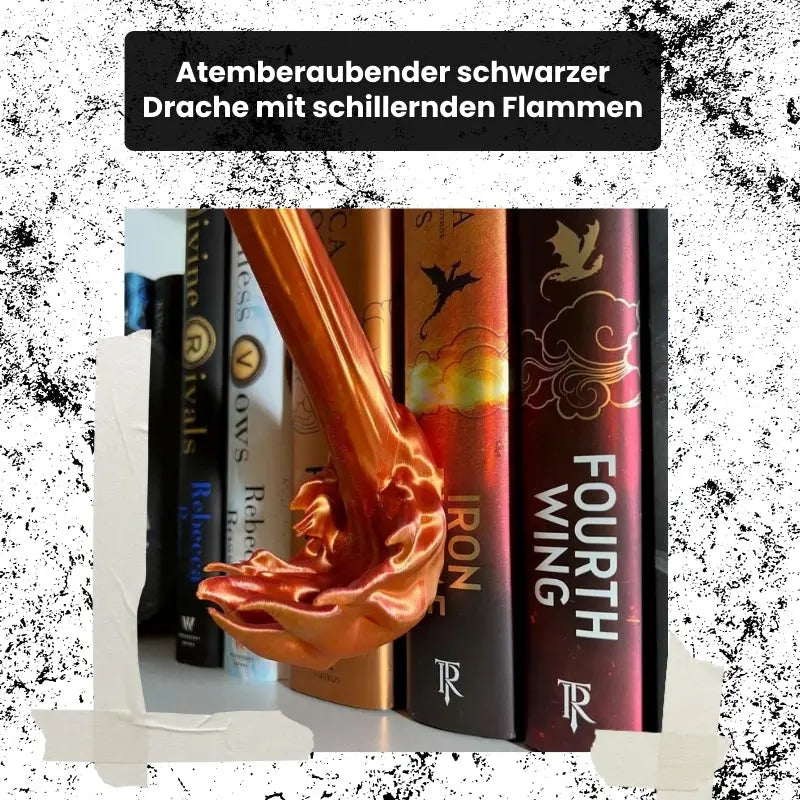 DragonFlame™ — Mythical Bookend with Hypnotic Glow Mivoza Deutschland