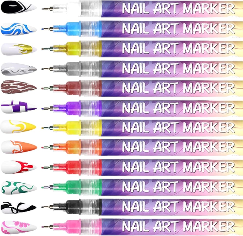 Nail Design Color Pencil Set — Radiant Colors for Perfect Nails Homezys