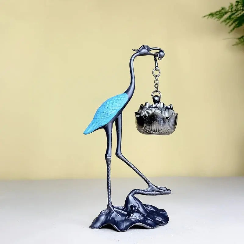 Lotus Crane Decoration & Aroma Diffuser – For Relaxed Senses & Warm Ambience Homezys