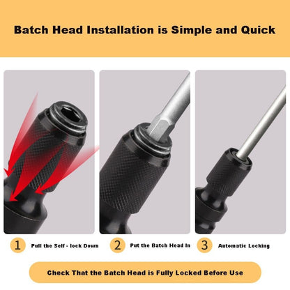 Conversion Head — Fast Bit Change with Secure Hold Homezys