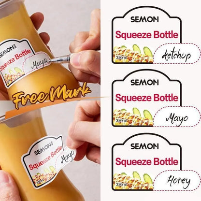 Condiment squeeze spray bottle Zorenza