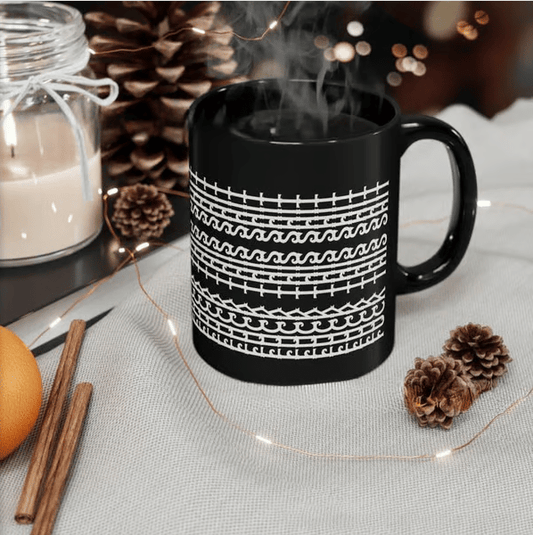 Ceramic Coffee Cup – Hidden Funny Message with Ergonomic Handle Homezys