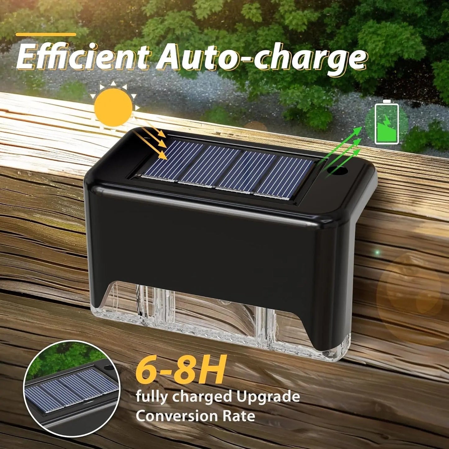 Set of 4 Solar Patio Lights – Weatherproof Outdoor Light Homezys
