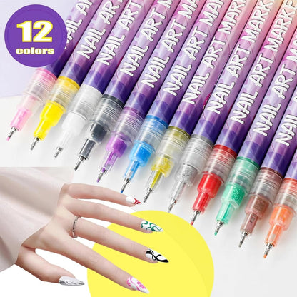 Nail Design Color Pencil Set — Radiant Colors for Perfect Nails Homezys