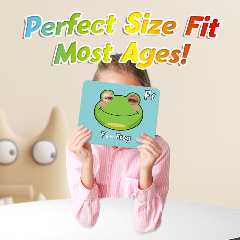 Animal masks for learning the alphabet — discover letters playfully Homezys