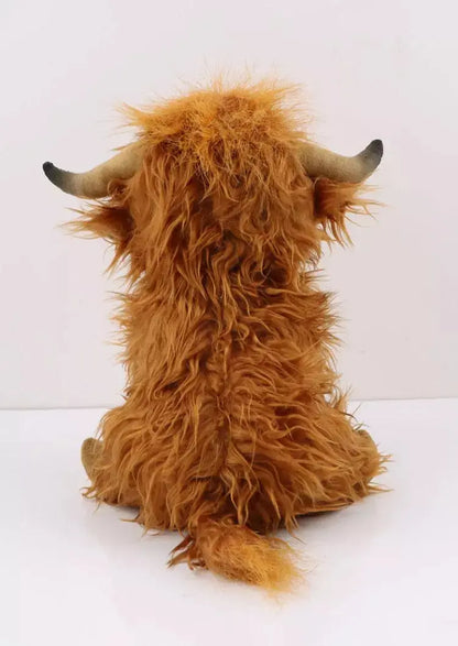 🐂Eco-Friendly Scottish Highland Cow Soft Plush Toy Zorenza