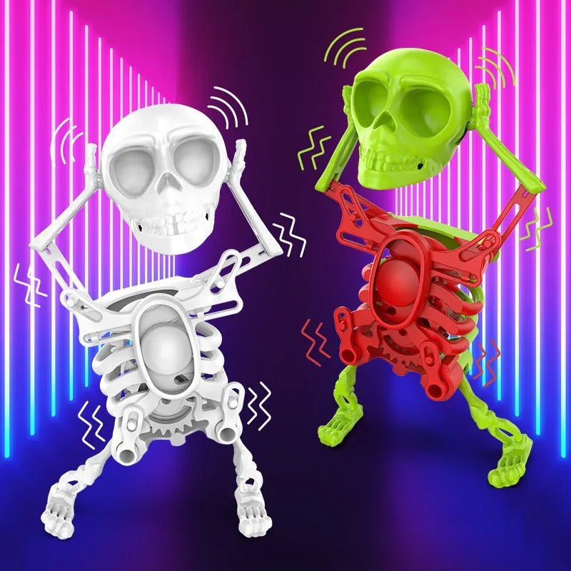 Dancing Skeleton Figure – Glowing Dance Decoration with Playful Glow Homezys