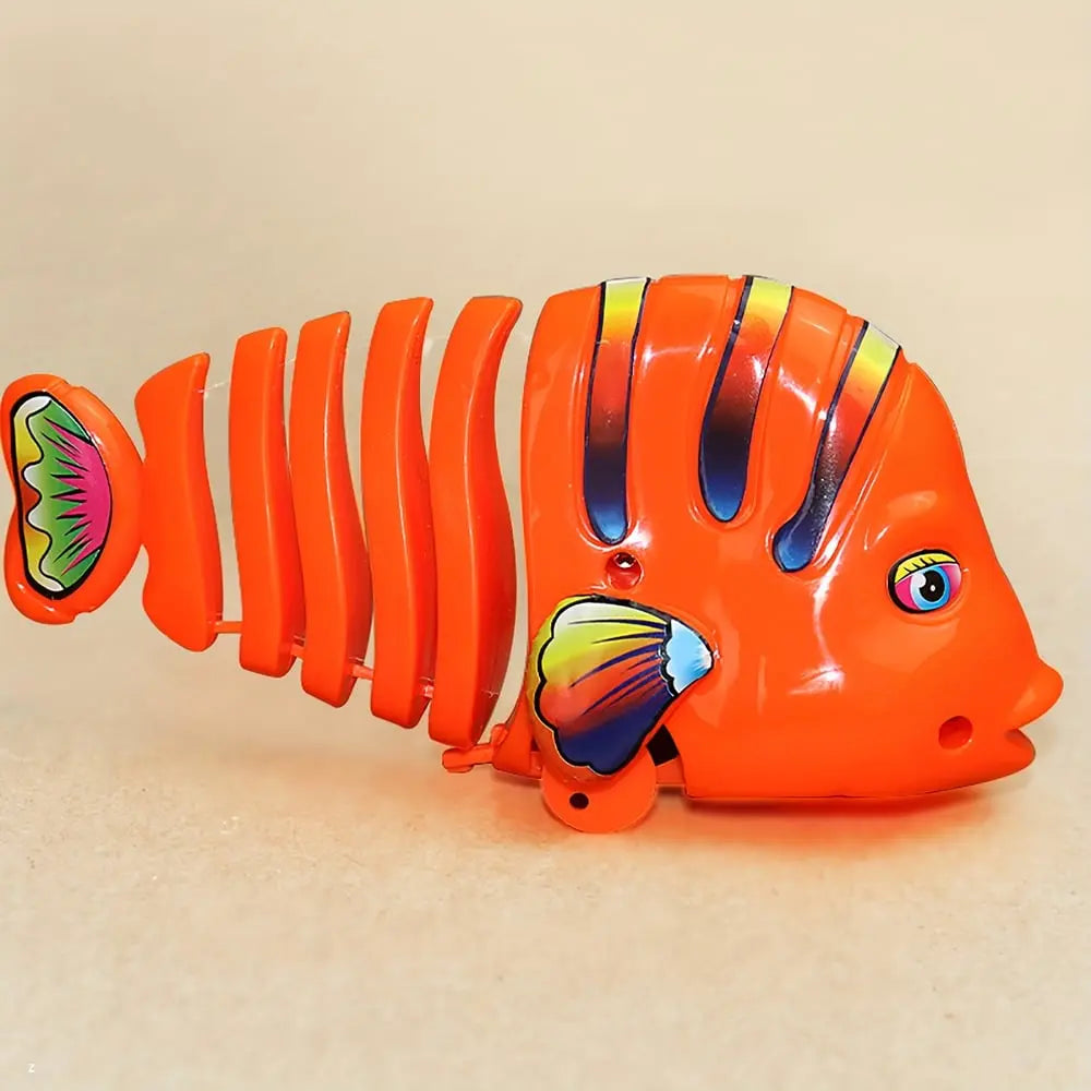 🐟Plastic Wind-Up Wiggle Fish Toys Zorenza