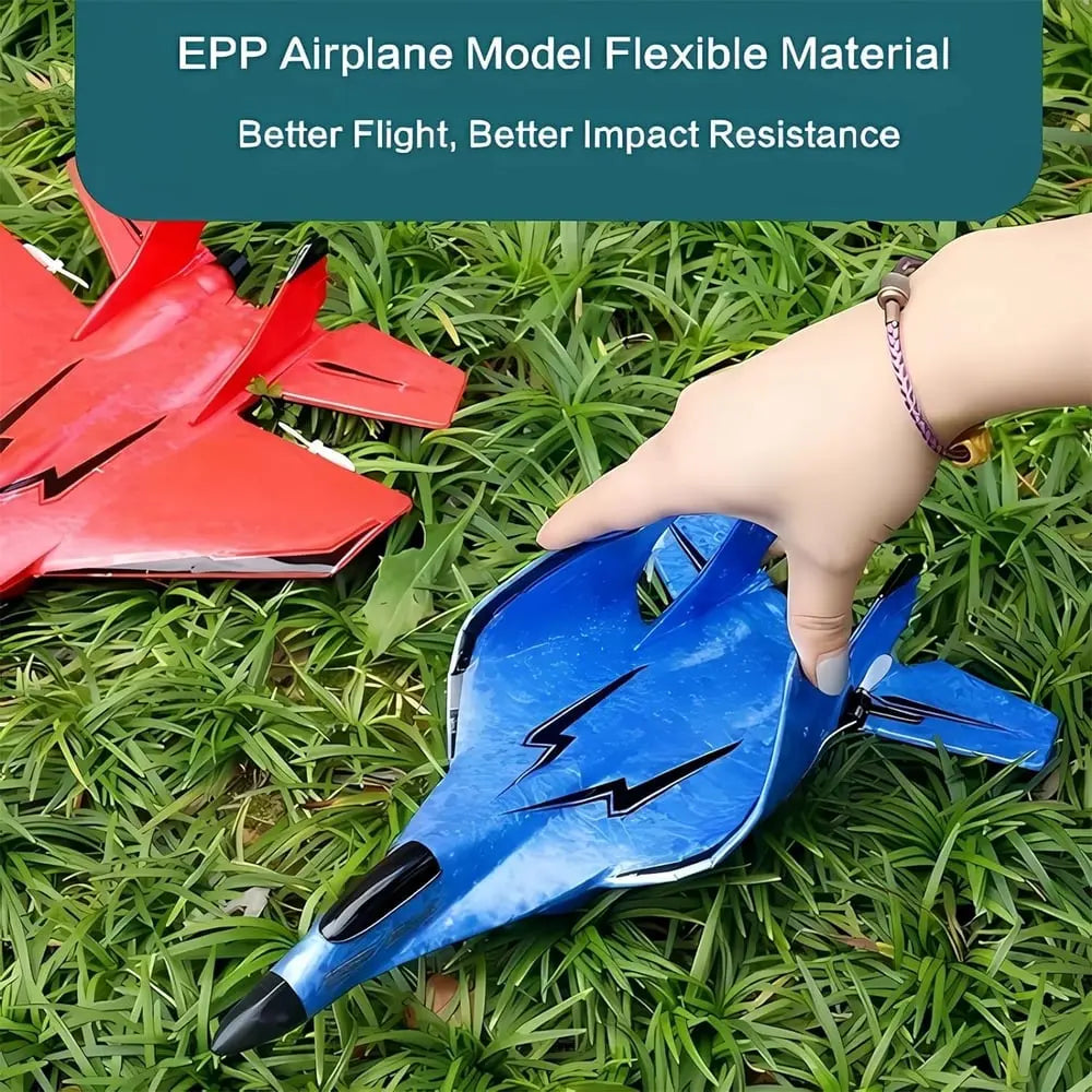 RC Plane with Gyroscope – Child-Friendly & Perfect for Outdoors Homezys