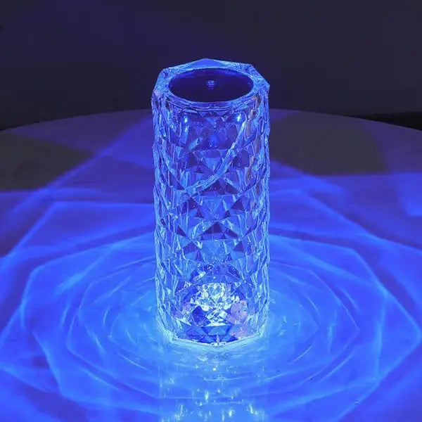 LuxeAura™ Rose Rays crystal lamp Zorenza
