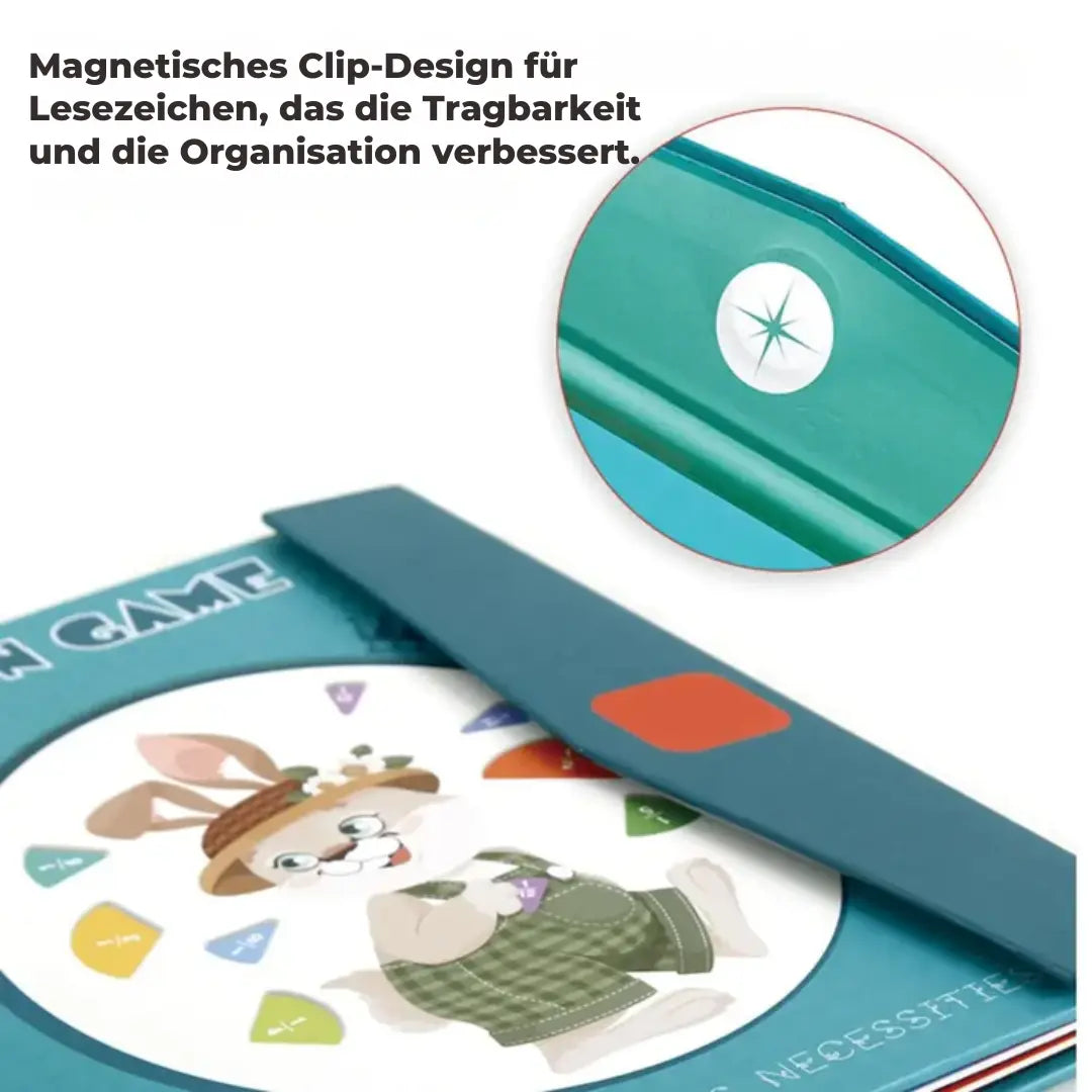 Magnetic Fraction Learning Tiles — Interactive Math Set for Kids Homezys