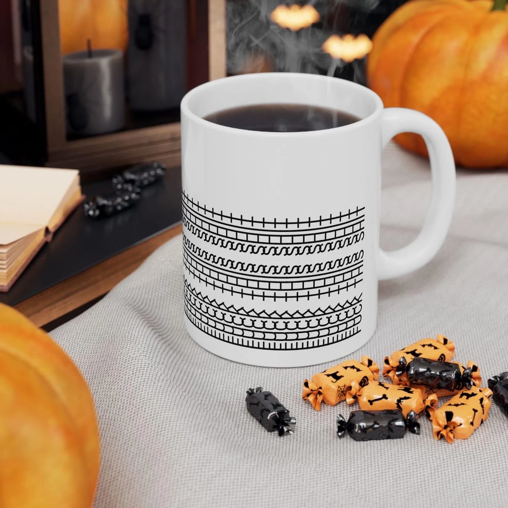 Ceramic Coffee Cup – Hidden Funny Message with Ergonomic Handle Homezys