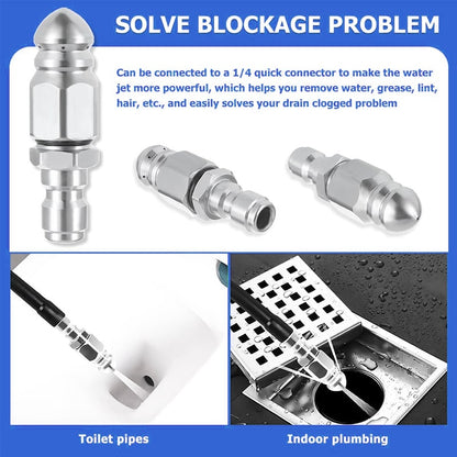 🌀1/4" Quick Connect Stainless Nozzle Set Mivoza Deutschland