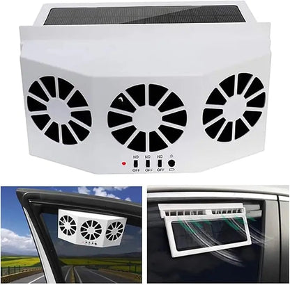 Solar-Powered Car Ventilator – Wireless & Compact Homezys