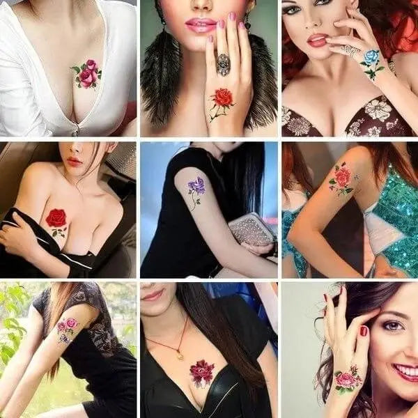 ❤️ Trendy 3D Tattoo Stickers 50 PCS Zorenza