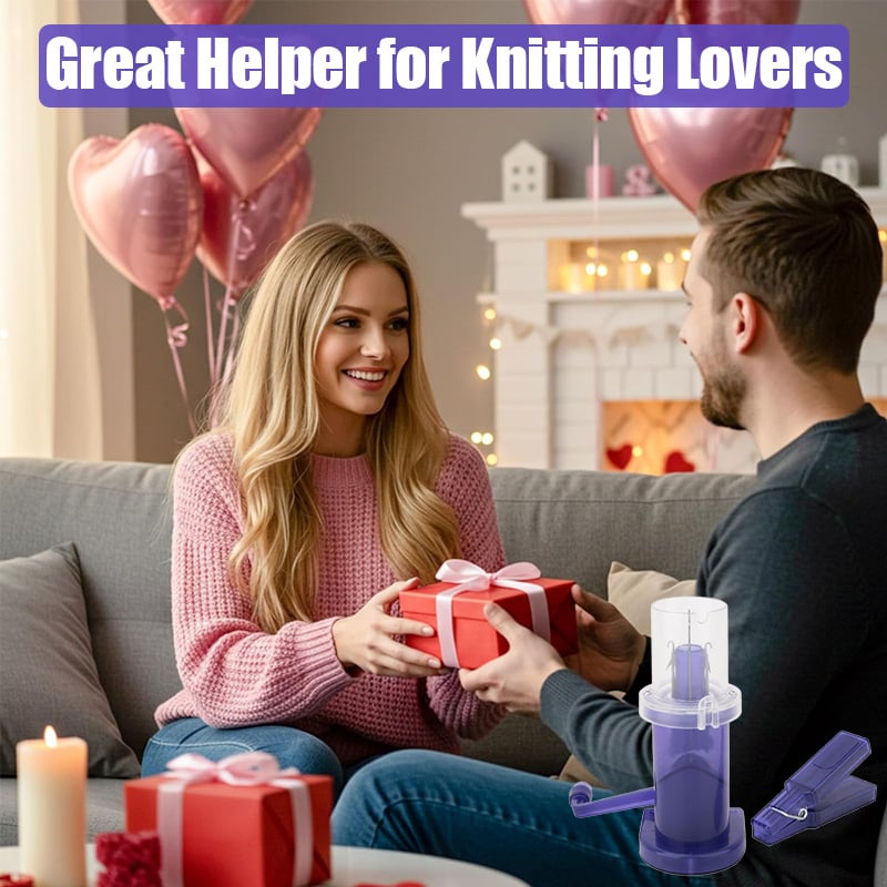 Quick Knitting Machine for I-Cord — Fast I-Cord Maker with Perfect Tension Homezys